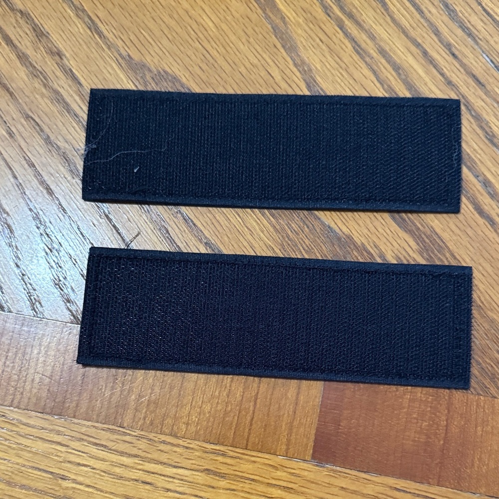 New 2 Reflective Service Dog Patch in Black and White Never Used - Picture 2 of 6